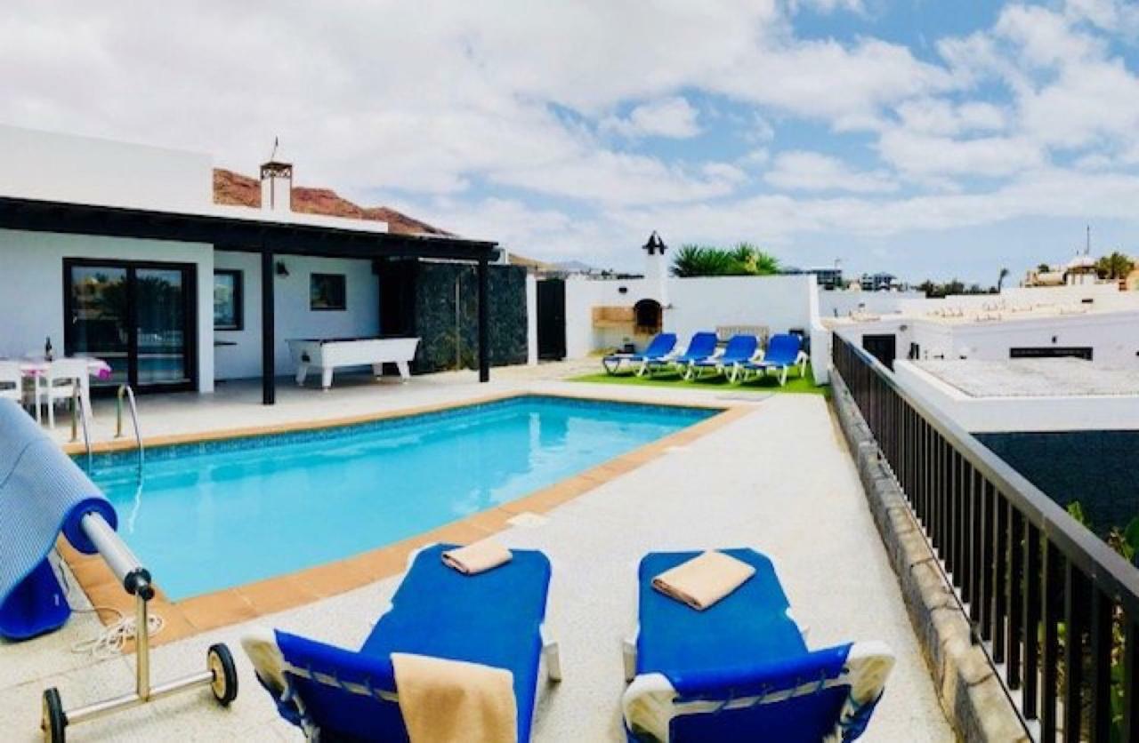 פלאיה בלנקה Villa Neptuno With Private Pool, Sea View, Sat-Tv & Free Wifi מראה חיצוני תמונה